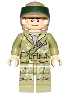 LEGO Minifigure -- Endor Rebel Trooper 1 (Olive Green) (75094)-Star Wars / Star Wars Episode 4/5/6 -- SW0645 -- Creative Brick Builders